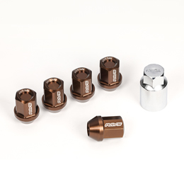 RAYS DURA-LOCK&NUT L32 5H 20PC M12X1.25 BR (BRONZE)