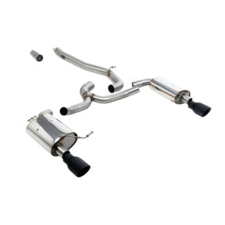 Milltek Exhaust - Non-Resonated Louder with Cerakote Black GT-100