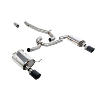 Milltek Exhaust - Non-Resonated Louder with Carbon Jet-100 Trims