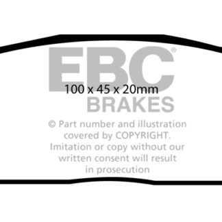 EBC GREENSTUFF PAD SET