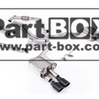 Milltek Exhaust - Cat Back Non-Resonated Louder with Quad Cerakot