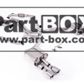 Milltek Exhaust - Cat Back Resonated with Quad GT-100 Polished Tr