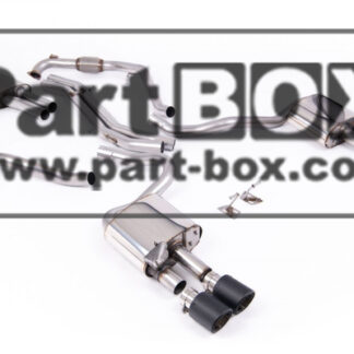 Milltek Exhaust - Cat Back Resonated with Quad JET-100 Carbon Tri