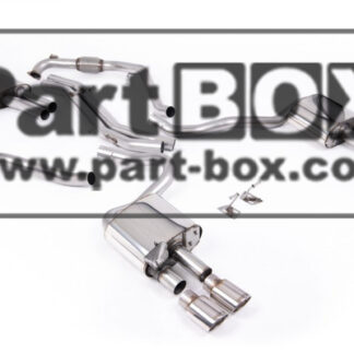 Milltek Exhaust - Cat Back Resonated with Quad Polished Oval Trim