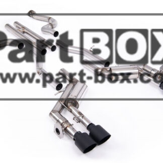 Milltek Exhaust - H-Pipe Valved System with Quad GT-115 4.5inch C