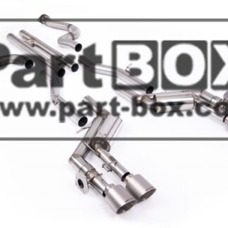 Milltek Exhaust - H-Pipe Valved System with Quad GT-115 4.5inch B