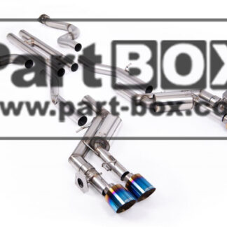 Milltek Exhaust - H-Pipe Valved System with Quad GT-115 4.5inch B