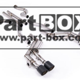 Milltek Exhaust - H-Pipe Valved System with Quad JET-115 4.5inch