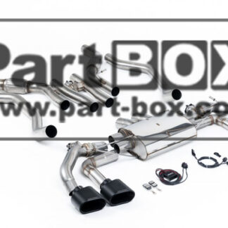 Milltek Exhaust - OPF GPF Back Valved with Cerakote Black Oval Ti