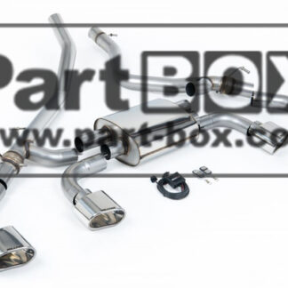Milltek Exhaust - Axle Back System Valved with Polished Ovals