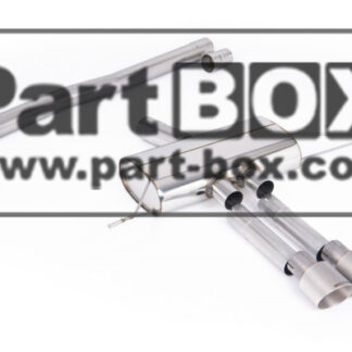 Milltek Non-Res OPF Back Exhaust Mini Cooper S F66 Brushed Ti tip