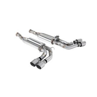 Milltek Exhaust - Cat Back Valved with Brushed Titanium GT-90 Tri