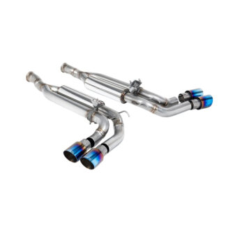 Milltek Exhaust - Cat Back Valved with Burnt Blue Titanium GT-90