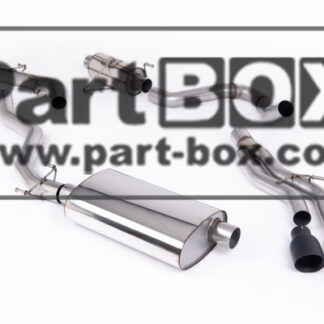 Milltek Exhaust - Resonated Catback with 2 x GT-100 Cerakote Blac