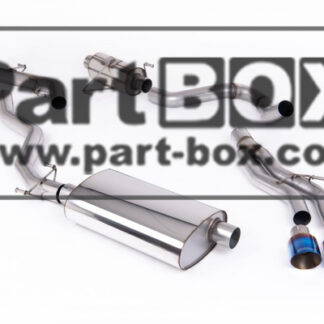 Milltek Exhaust - Resonated Catback with 2 x GT-100 Burnt Blue Ti