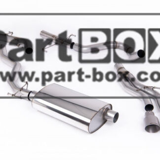 Milltek Exhaust - Non-Resonated Louder Catback with 2 x GT-100 Br