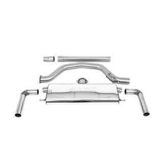 Milltek Exhaust - 80mm Cat Back System Road with OE Style Clubspo