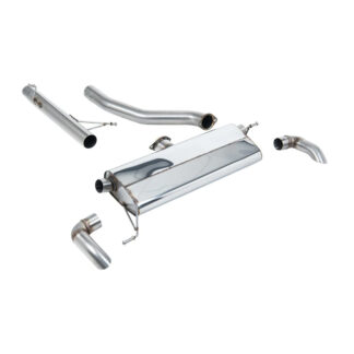Milltek Exhaust - 80mm   3.15inch Resonated System with Downturn