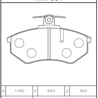 Winmax Brake Pads WN3 Compound