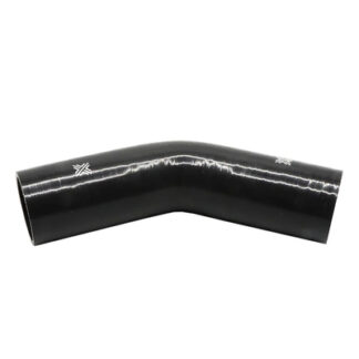 PiperCross Black 45Deg 61mm bore 152mm leg length silicone hose