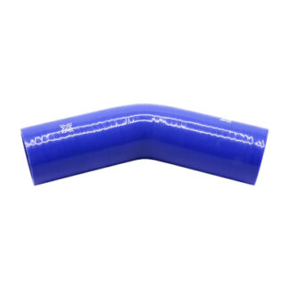 PiperCross Blue 45Deg 63mm bore 152mm leg length silicone hose