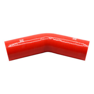 PiperCross Red 45Deg 63mm bore 152mm leg length silicone hose