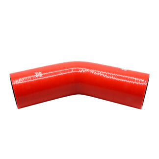 PiperCross Red 45Deg 70mm bore 152mm leg length silicone hose