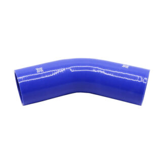 PiperCross Blue 45Deg 76mm bore 152mm leg length silicone hose