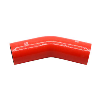 PiperCross Red 45Deg 76mm bore 152mm leg length silicone hose