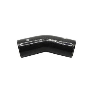PiperCross Black 45Deg 89mm bore 152mm leg length silicone hose