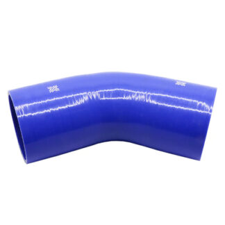 PiperCross Blue 45Deg 102mm bore 152mm leg length silicone hose
