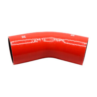 PiperCross Red 45Deg 102mm bore 152mm leg length silicone hose