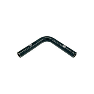 PiperCross Black 90Deg 16mm bore 152mm leg length silicone hose