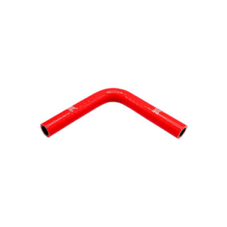 PiperCross Red 90Deg 16mm bore 152mm leg length silicone hose