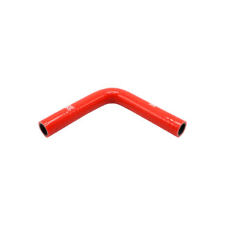 PiperCross Red 90Deg 19mm bore 152mm leg length silicone hose