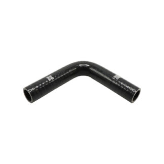 PiperCross Black 90Deg 25mm bore 152mm leg length silicone hose