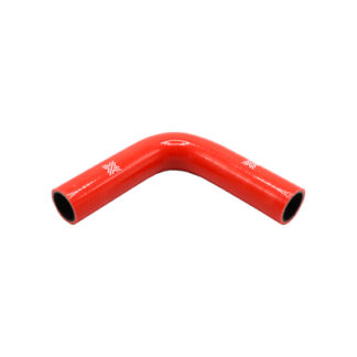 PiperCross Red 90Deg 30mm bore 152mm leg length silicone hose