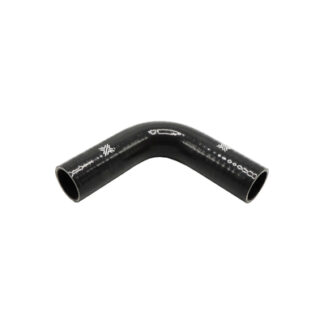 PiperCross Black 90Deg 40mm bore 152mm leg length silicone hose
