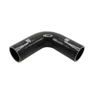 PiperCross Black 90Deg 50.8mm bore 152mm leg length silicone hose