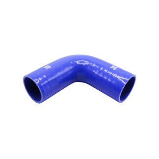 PiperCross Blue 90Deg 63mm bore 152mm leg length silicone hose