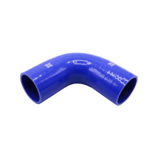 PiperCross Blue 90Deg 70mm bore 152mm leg length silicone hose