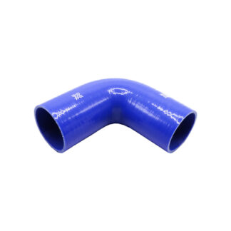 PiperCross Blue 90Deg 76mm bore 152mm leg length silicone hose