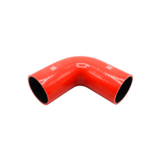 PiperCross Red 90Deg 76mm bore 152mm leg length silicone hose