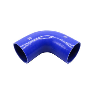 PiperCross Blue 90Deg 89mm bore 152mm leg length silicone hose
