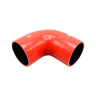 PiperCross Red 90Deg 102mm bore 152mm leg length silicone hose