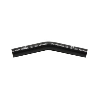 PiperCross Black 45Deg 25mm bore 152mm leg length silicone hose