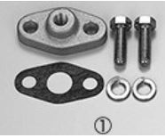 HKS Oil Inlet Flange Set for T04 T51R