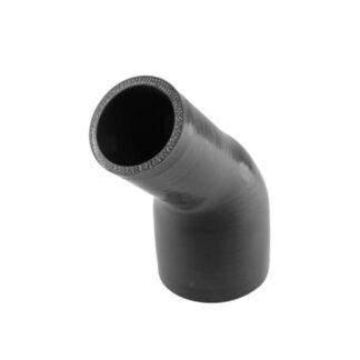 Turbosmart Silicon Hose 45 Reducer Elbow 2.00in-3.00in Black