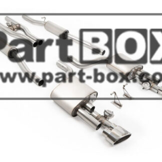 Milltek Audi RS4 6-7 V2 Valved Cat Back with Active H Pipe and Polished Ovals RS4 B7 4.2 V8 Saloon Avant and Cabriolet - V2 Systems 2006 -