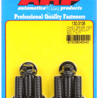 ARP Chevy hex motor mount bolt kit with energy suspension mounts